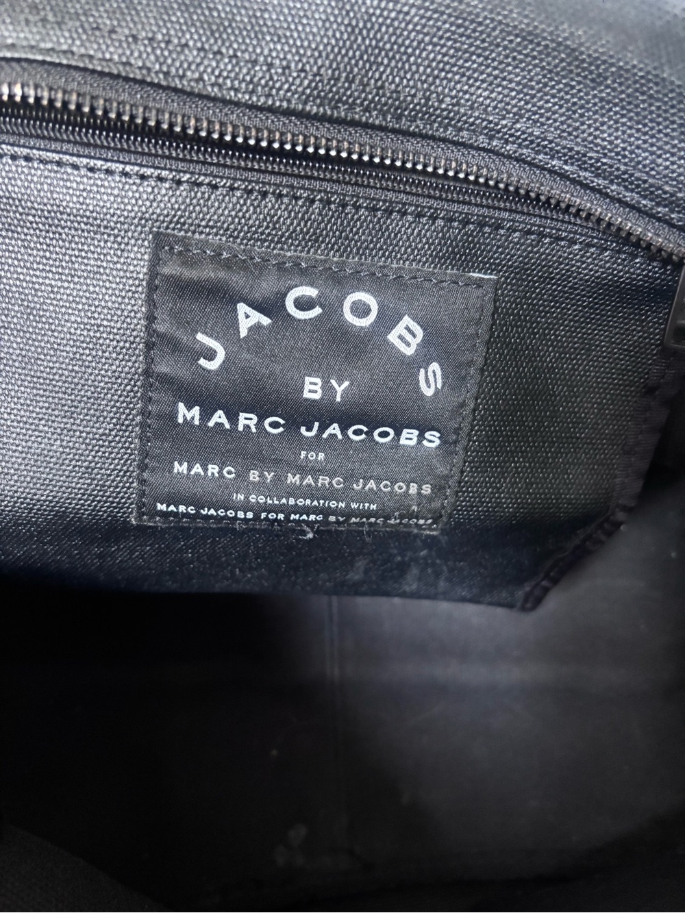Marc By Marc Jacobs Black Canvas Tote - Picture 3 of 5